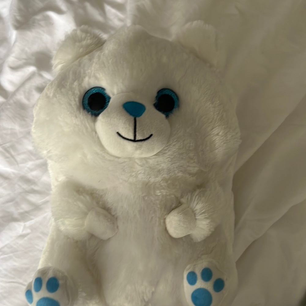 White stuffed animal